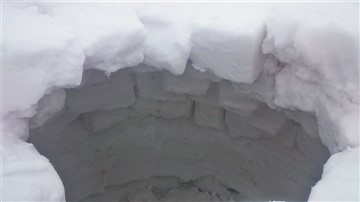 آموزش ساخت غار برفی
