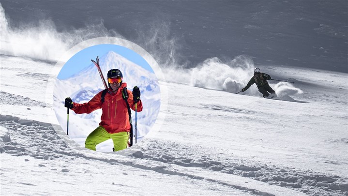 قبولی علی نصیری در دوره مربیگری درجه سه کوه‌نوردی با اسکی