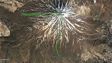 قله دماوند- جبهه غربی