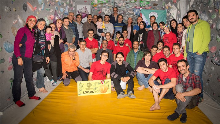 دومین دوره مسابقات سنگنوردی باشگاه کوهنوردی تهران برگزار شد
